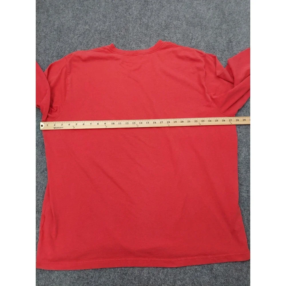 Lot of 2 Carhartt Shirt Mens 2XL Red Brown Long Sleeve Force Loose Relaxed READ